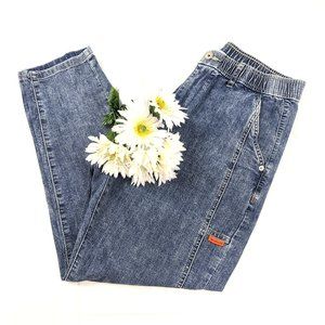 Sanfu Trend Series High Rise Elastic Waist Jeans